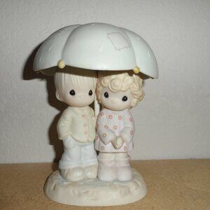 Precious Moment “He is our shelter from the Storm”-1997 Ceramic Figurine--